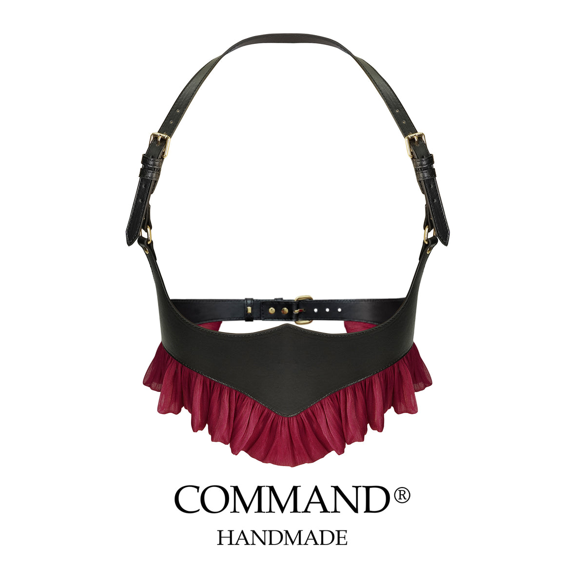 The Jester’s Court Ruffle Corset Harness