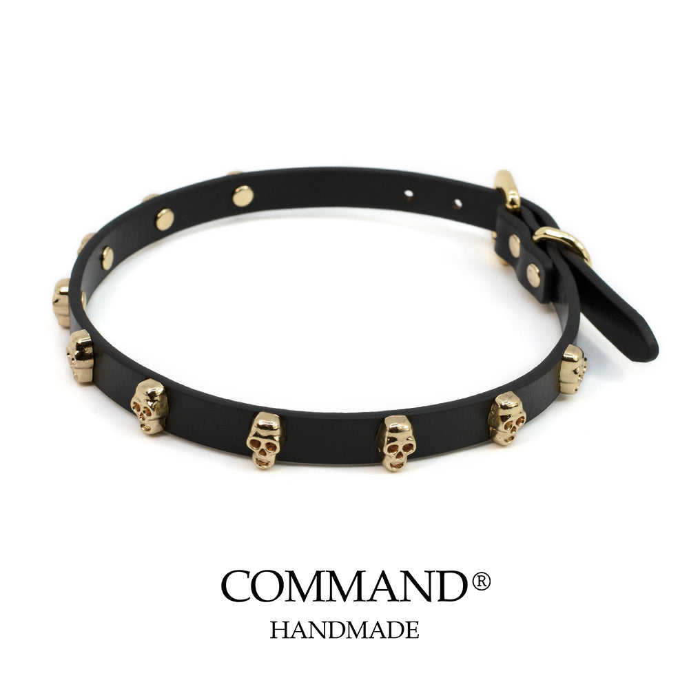 Skull Decorative Leather Choker