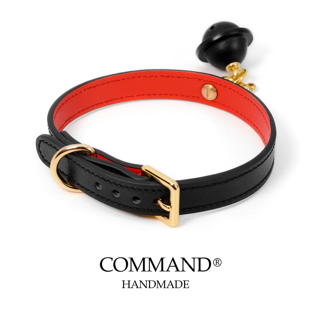 Bell Shaking Black Red With Bell Choker
