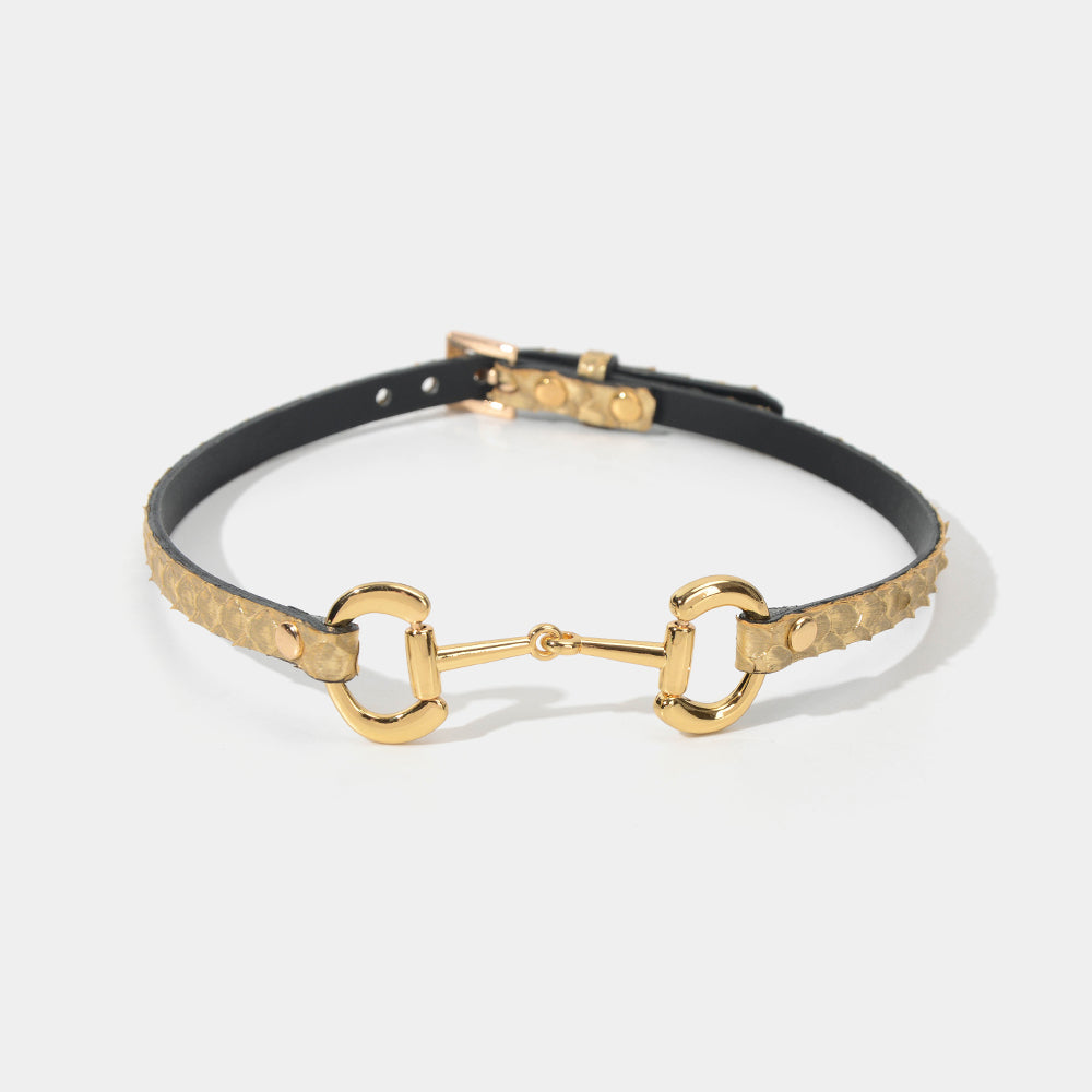 Gold Python Choker/Collar