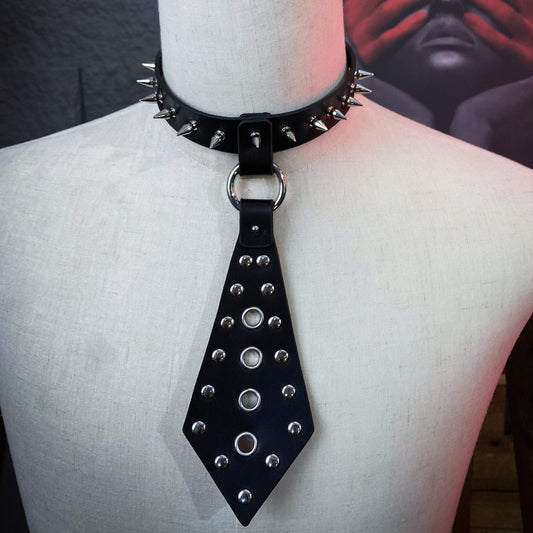 Sita Black Studded Tie Choker