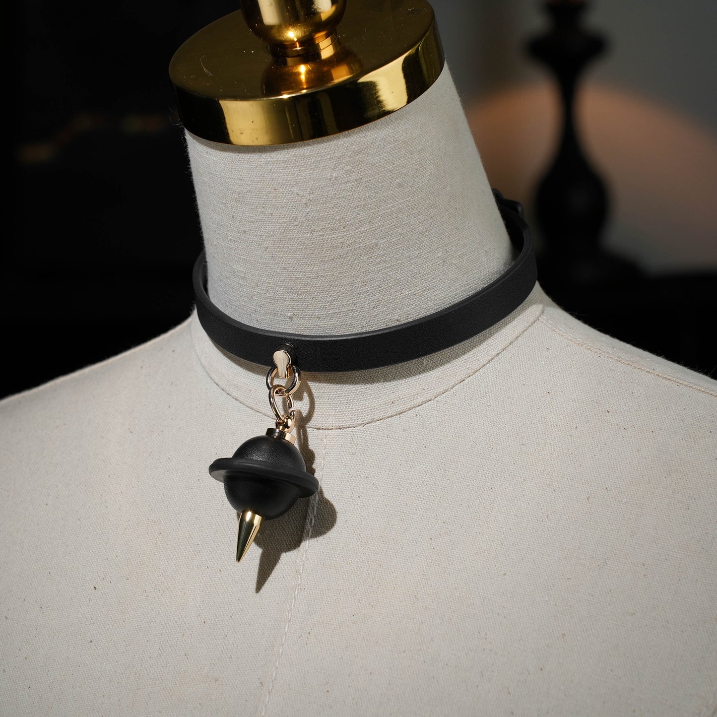 World of Spikes Bell With Spike Choker