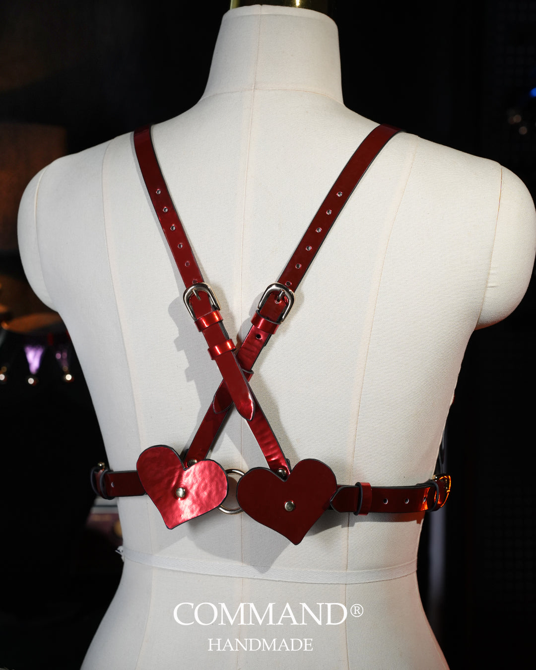 Jester Queen of Spades Harness Corset