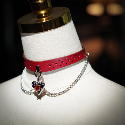 Ratri Double Chain Choker with Little Heart