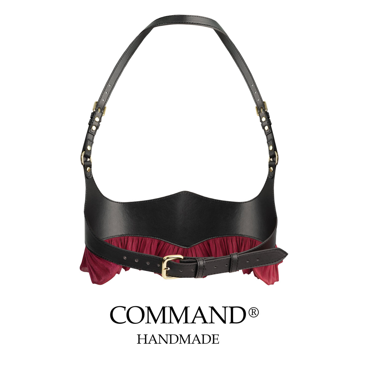 The Jester’s Court Ruffle Corset Harness