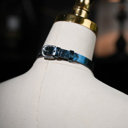 Thalassa Blue chain collar