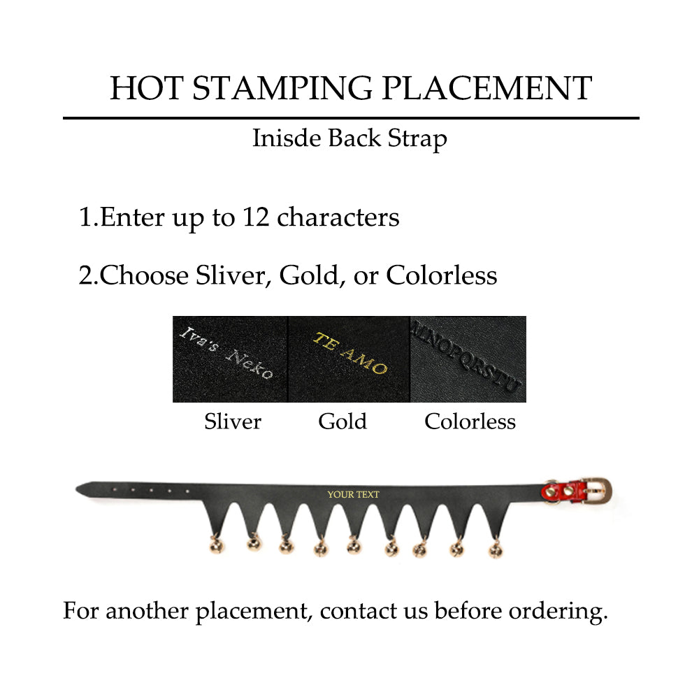 Jester’s Shatter Triangle Choker with Bell